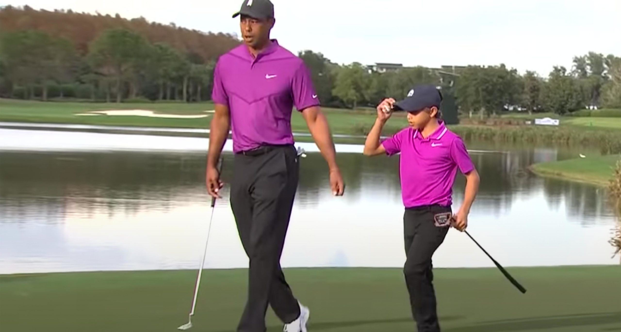 Charlie Woods, Tiger Woods