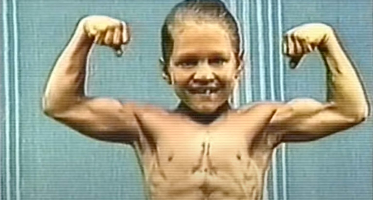 'Little Hercules' is all grown up, and now works as a stuntman