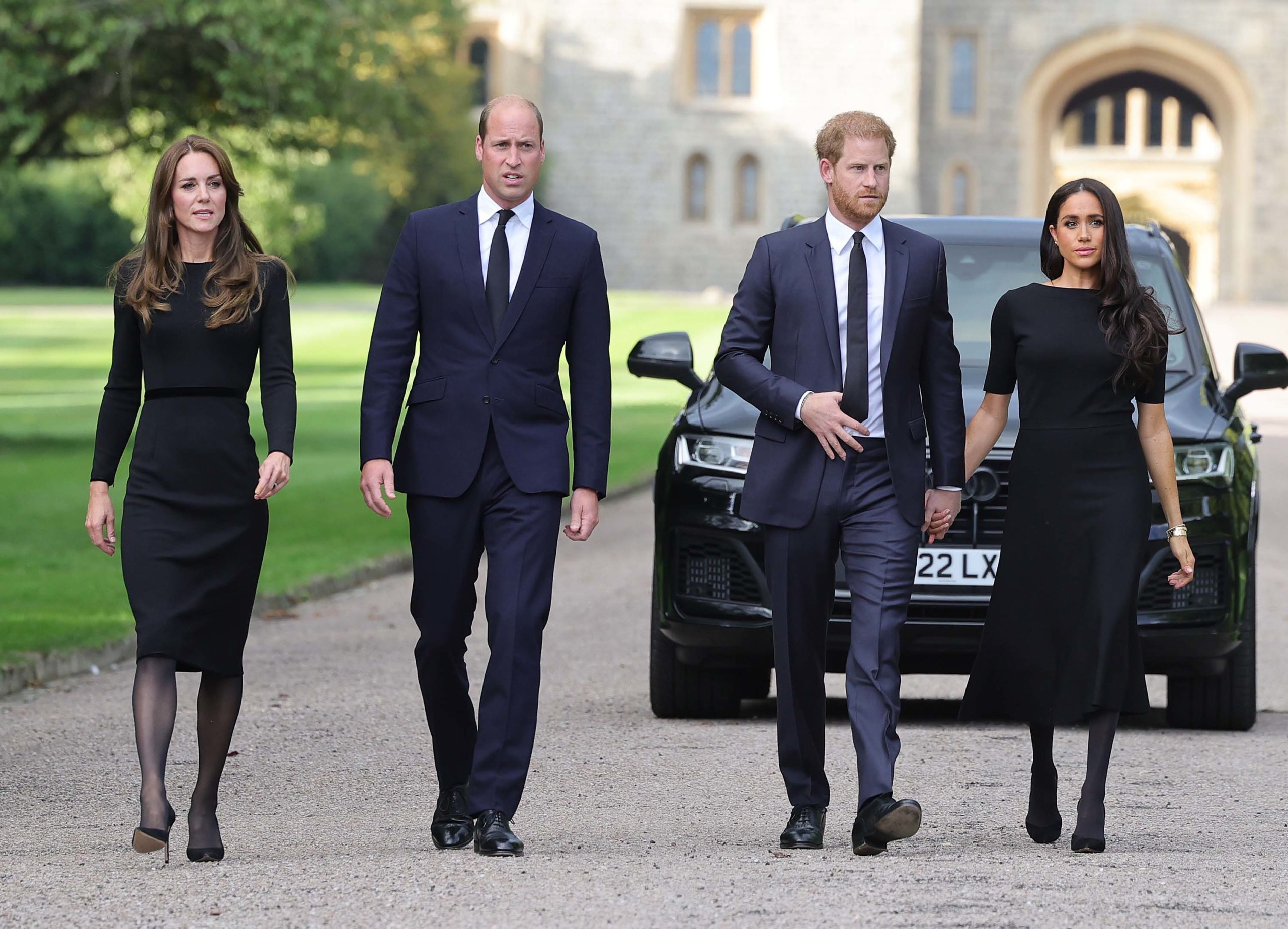 Harry, Meghan, Kate, William