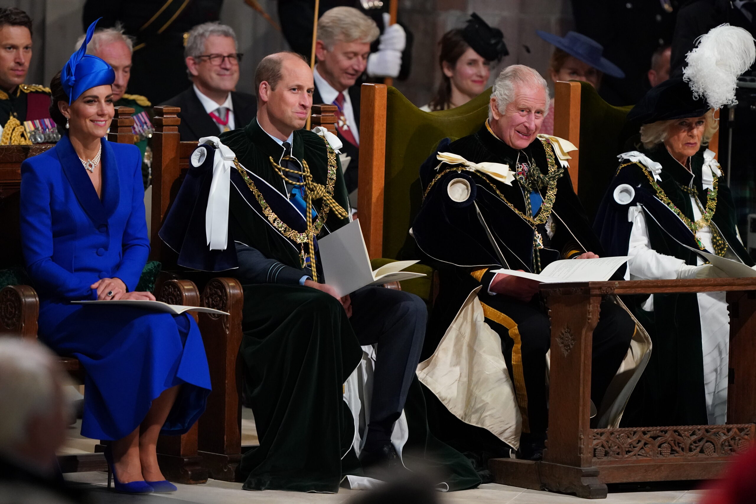 Princess Kate, Prince William, King Charles, Queen Camilla