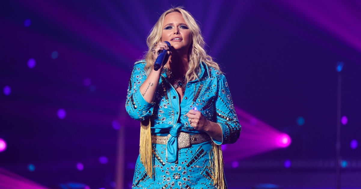 Miranda Lambert performs on stage.