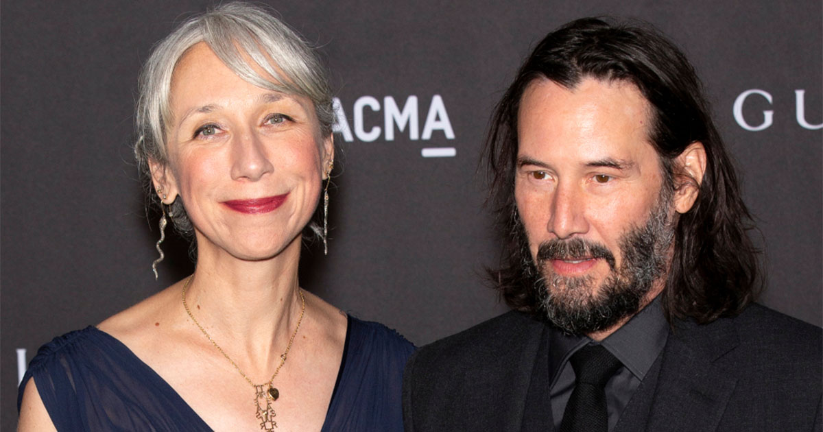 Keanu Reeves seems incredibly happy with girlfriend Alexandra Grant ...