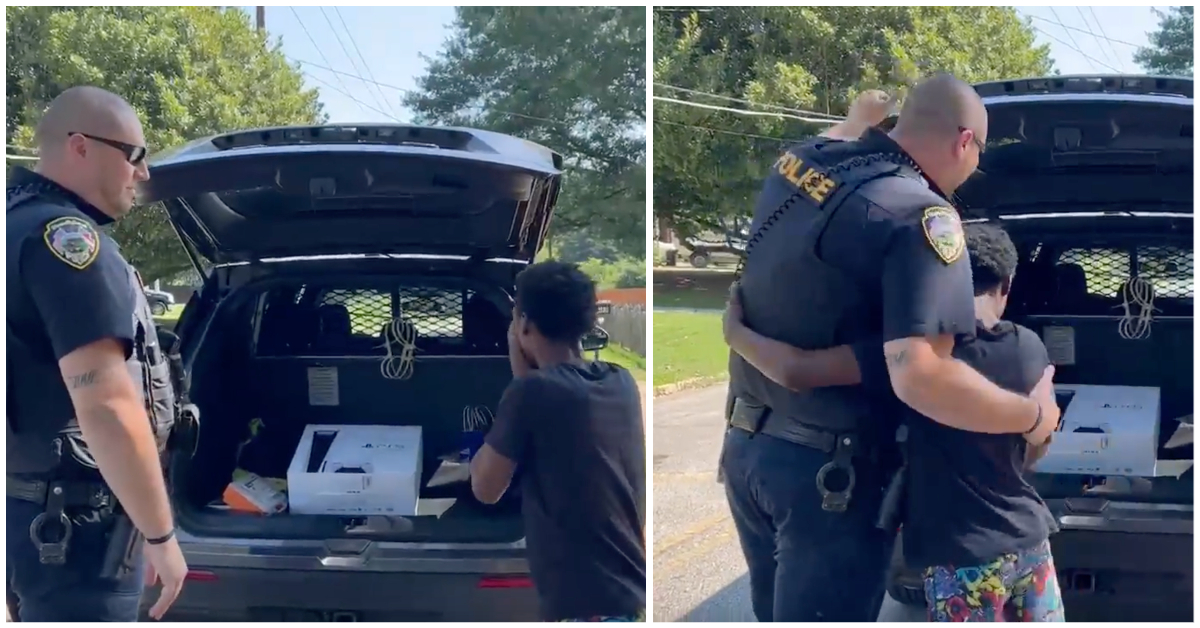 Police were called on a young man — but when the officer learned his