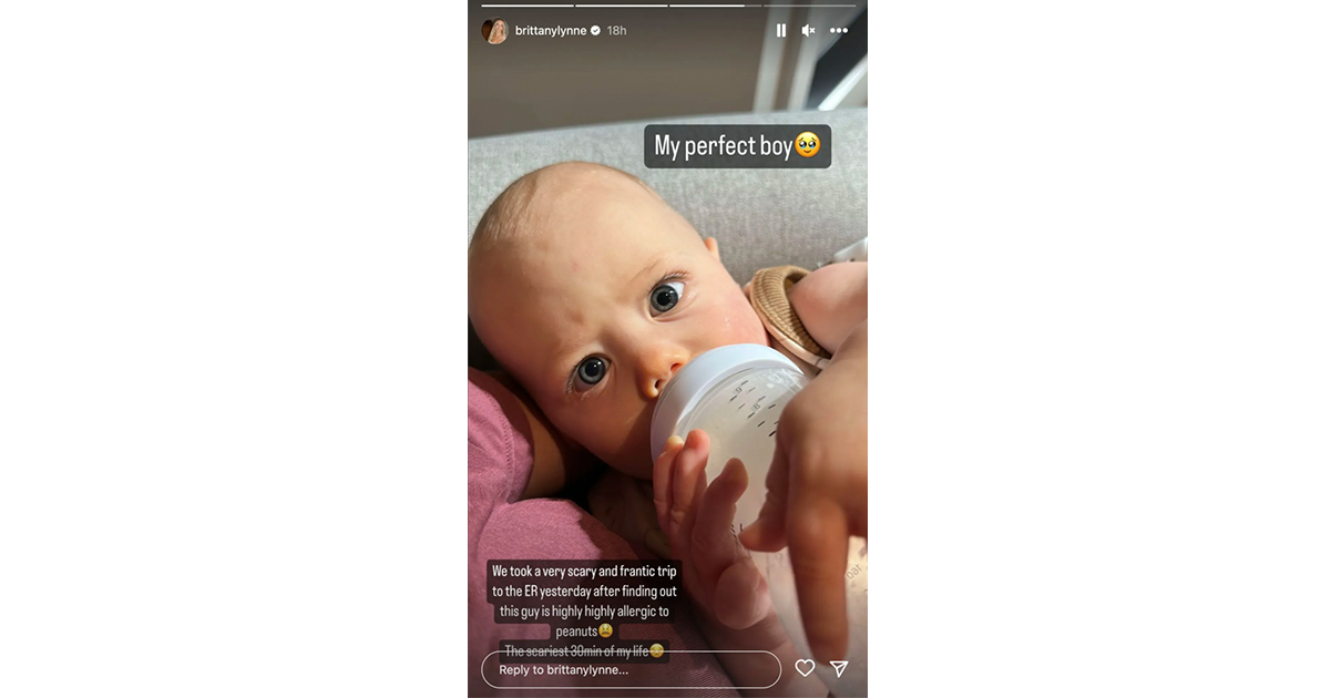 Patrick Mahomes' Wife Learns Son Is 'Highly Allergic' to Peanuts After ER  Trip