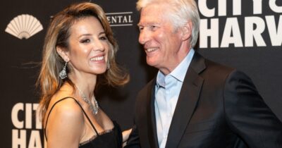 Richard Gere and wife Alejandra Gere. Credit: Shutterstock