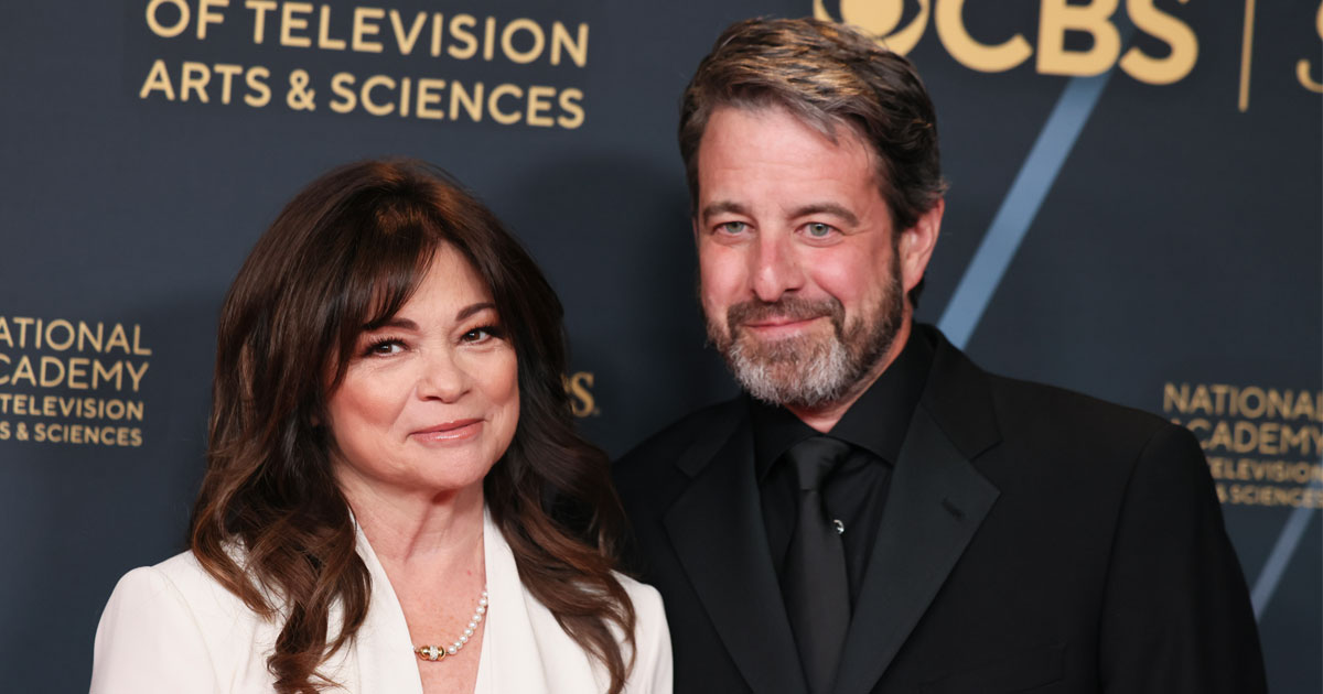Valerie Bertinelli and Mike Goodnough at Daytime Emmy Awards. Credit / Getty Images