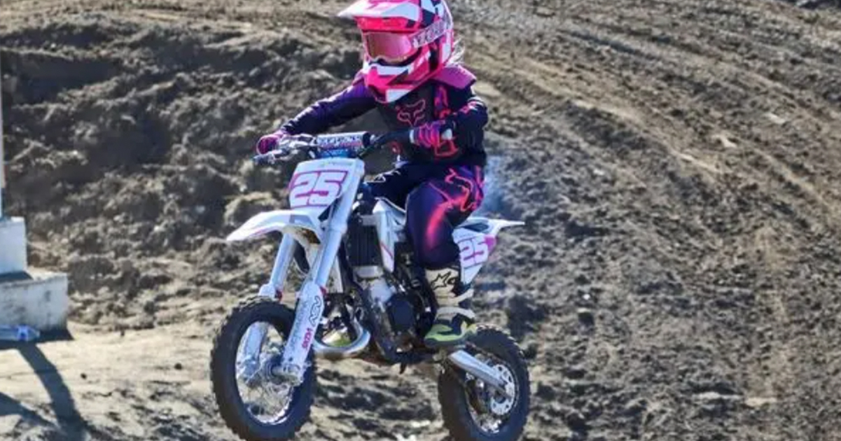 Brooke Carlton rides. Credit / GoFundMe