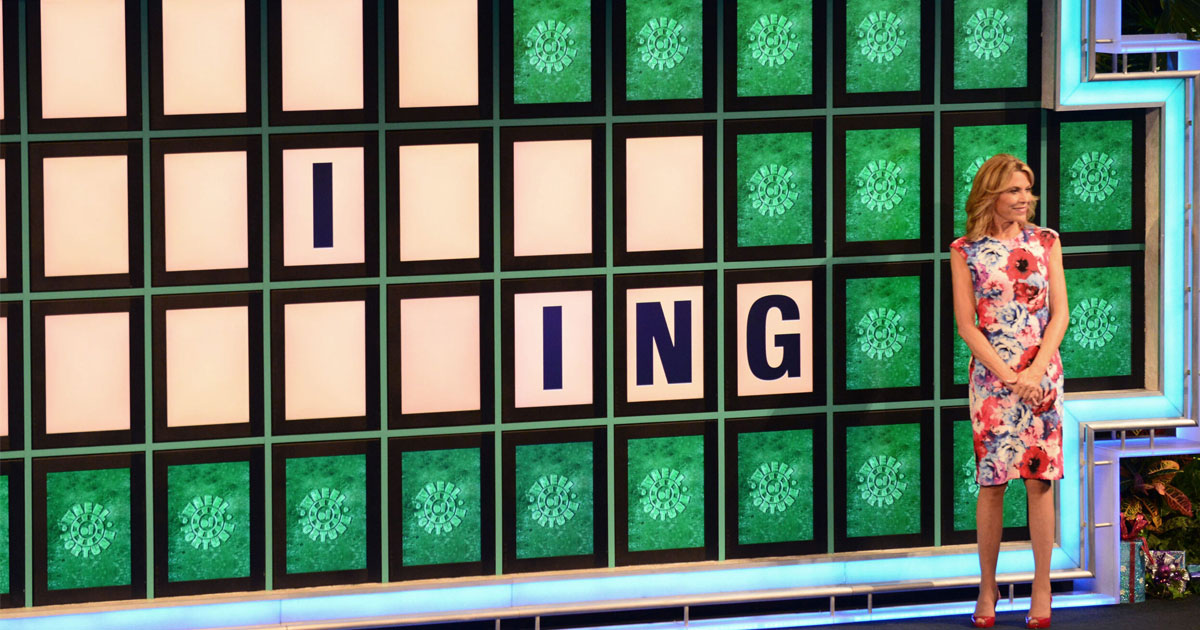 Vanna White on Wheel of Fortune. Credit / Getty Images