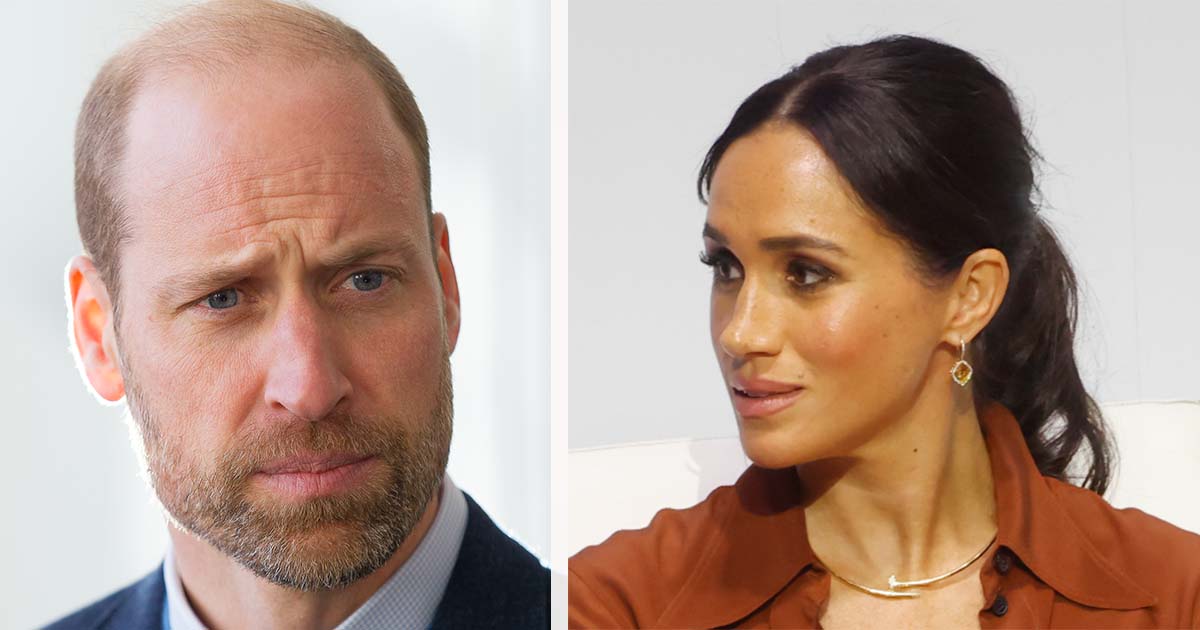 Prince William (left), Meghan Markle (right). Credit: Getty Images