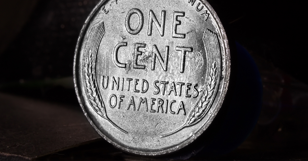 One cent pennies. Credit / Shutterstock