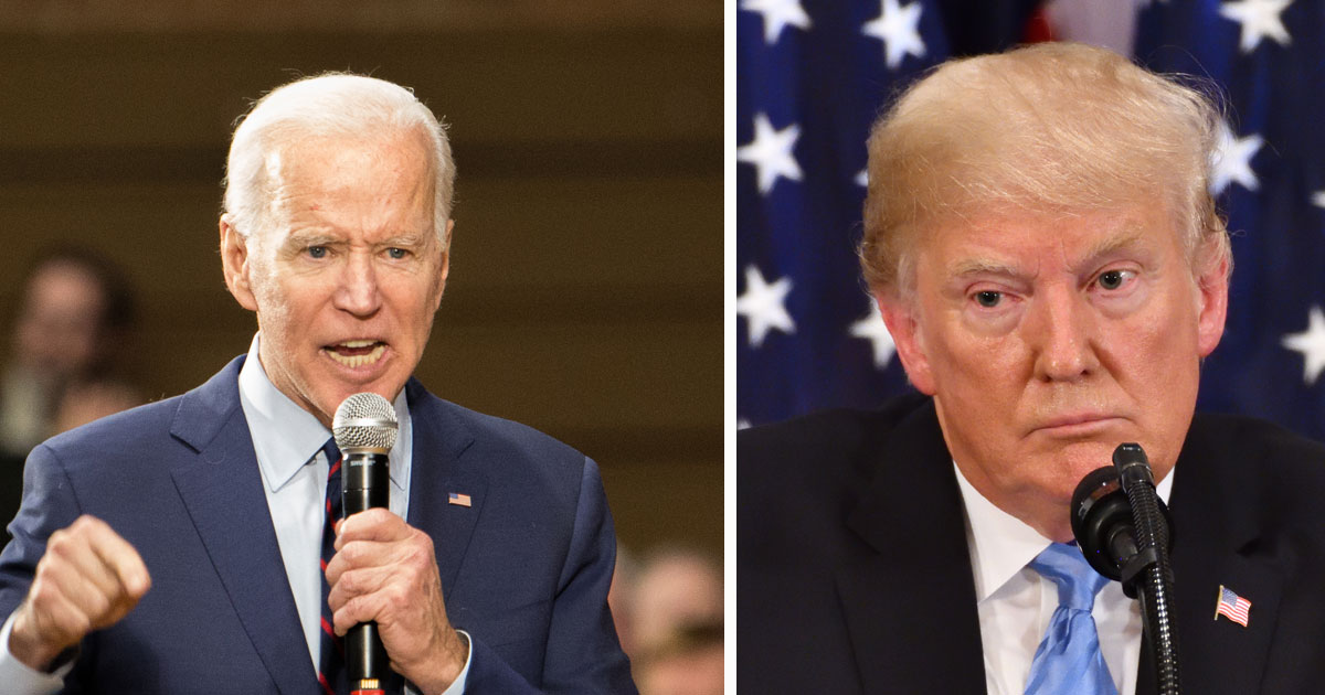 President Joe Biden and former president Donald Trump