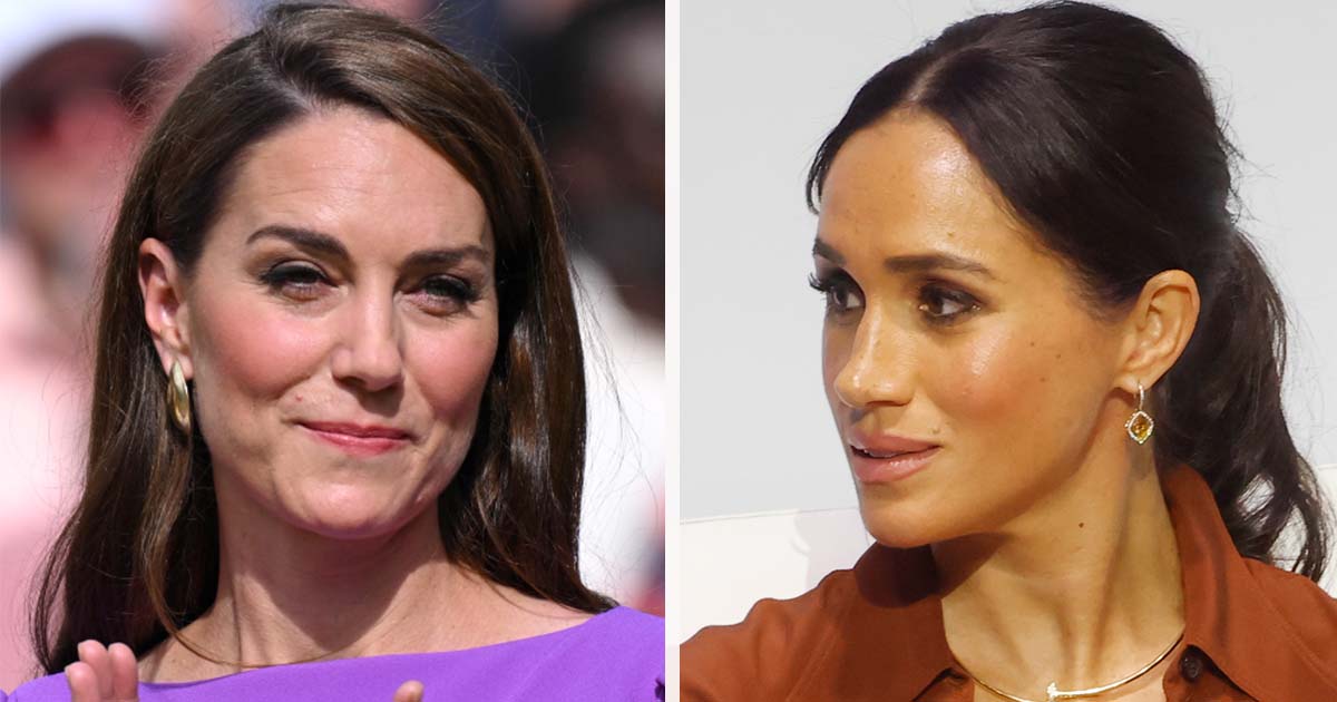Kate Middleton (left), Meghan Markle (right). Credit: Getty Images