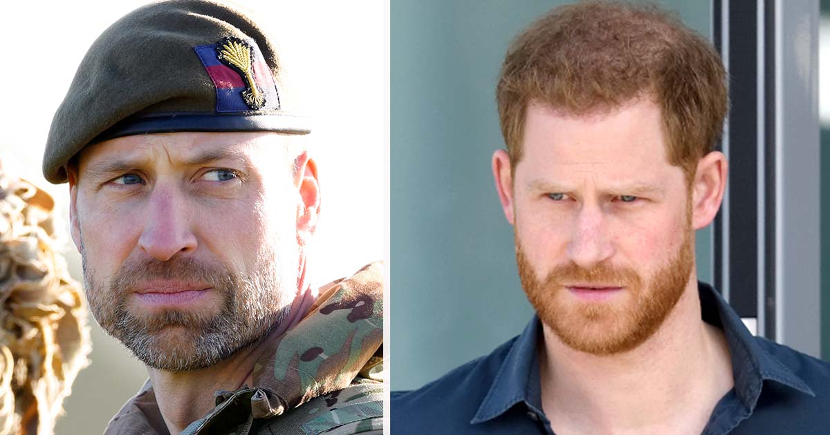 Prince William (left), Prince Harry (right). Credit: Getty Images