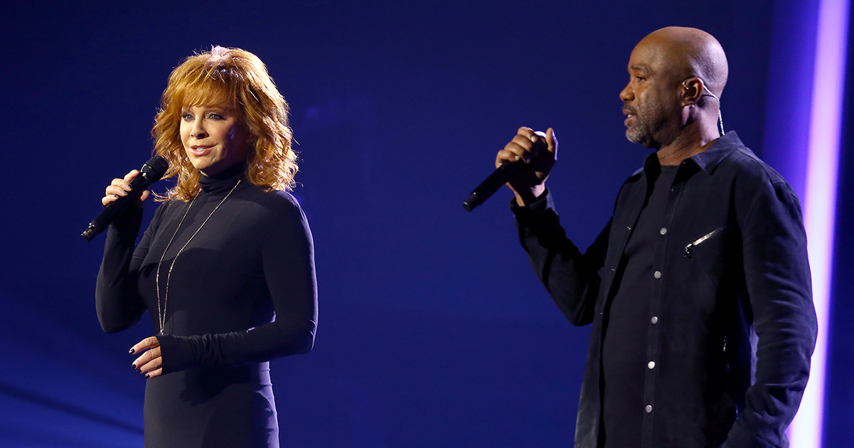 Reba and Darius. Credit / Getty Images