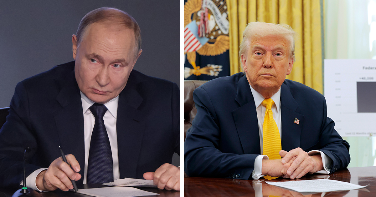 Vladimir Putin (left) and Donald Trump (right). Credit / Getty Images