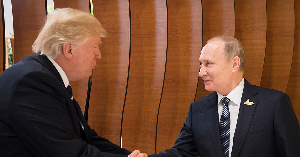 Donald Trump and Vladimir Putin. Credit / Getty Images