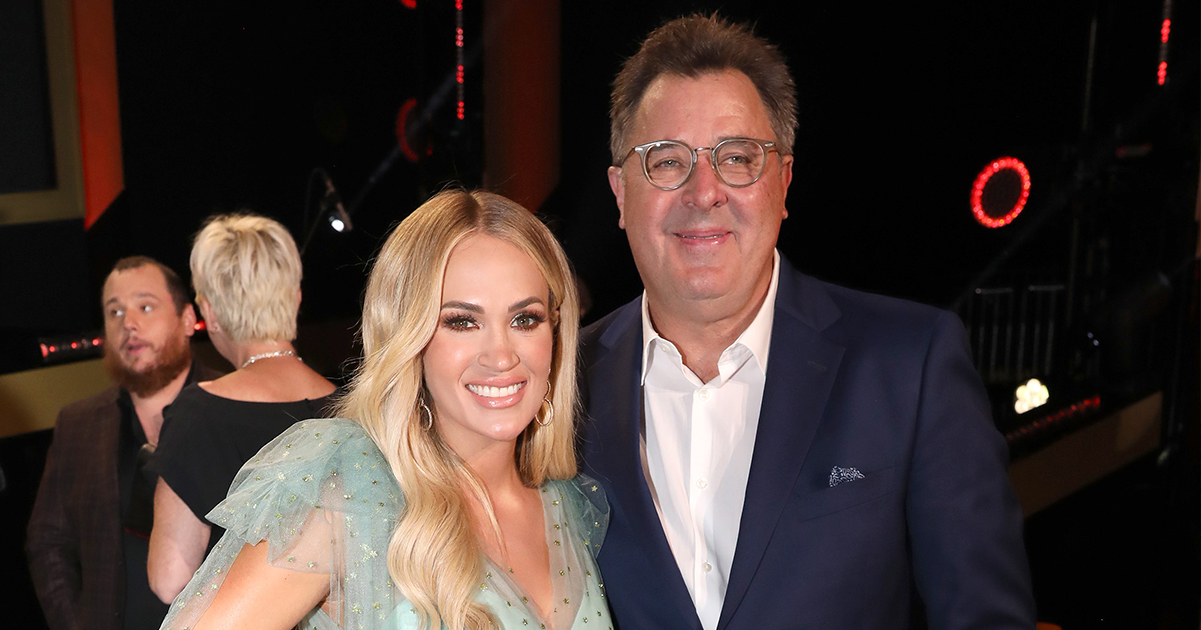 Carrie Underwood and Vince Gill. Credit / Getty Images