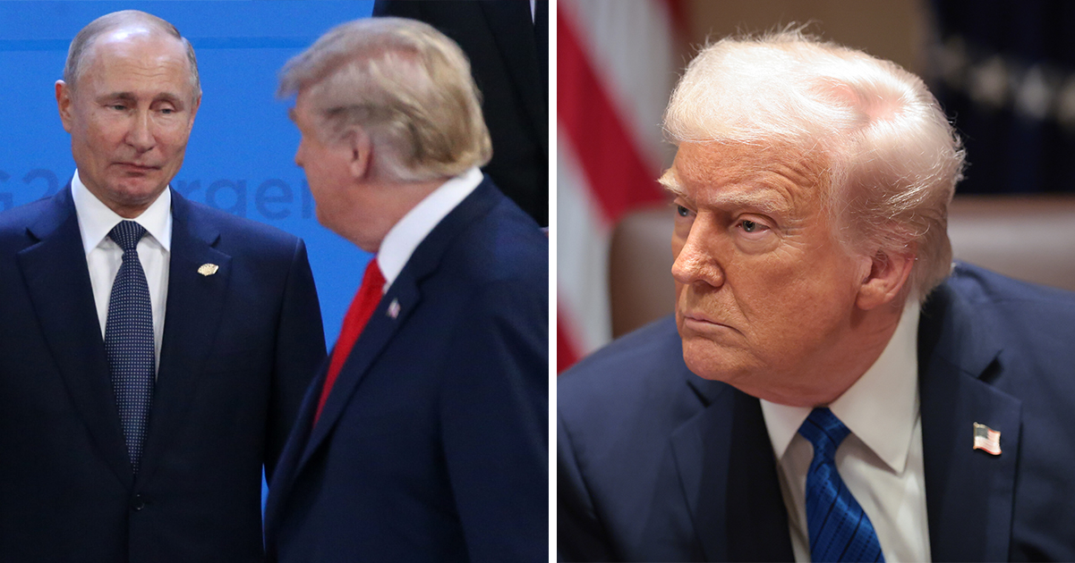 Donald Trump and Vladimir Putin. Credit / Getty Images