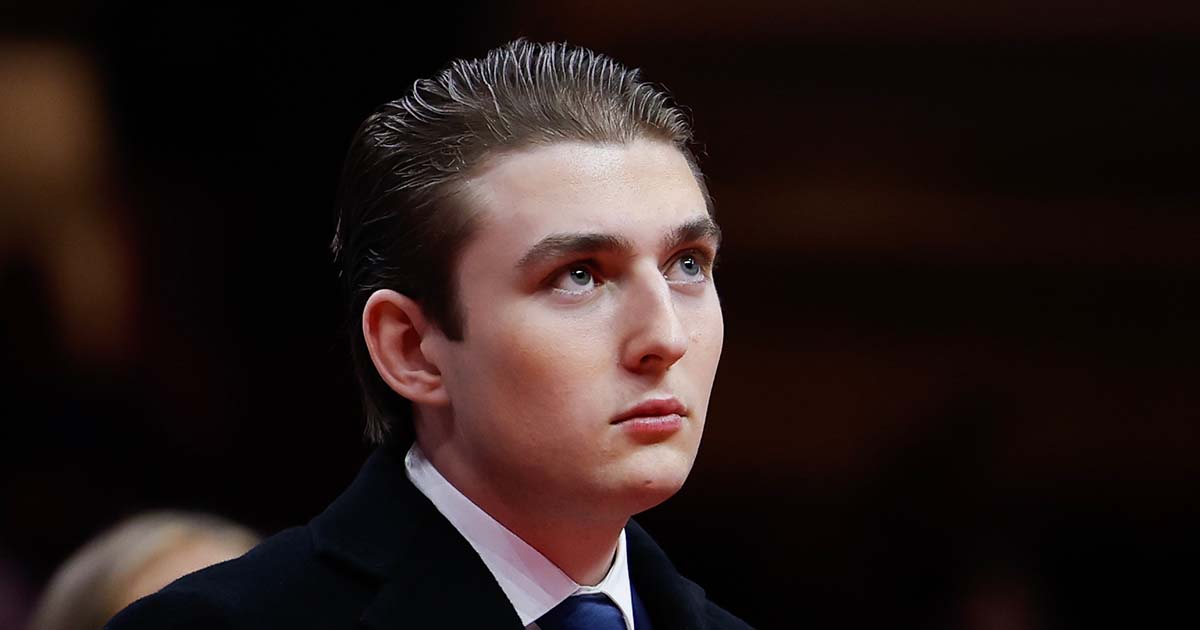 Barron Trump. Credit: Getty Images