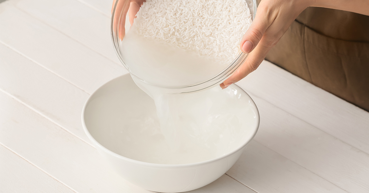 Rice water. Credit / Shutterstock