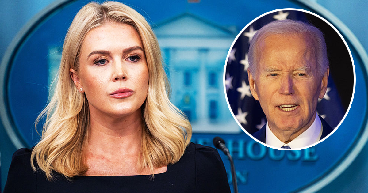 Karoline Leavitt under fire for “disgusting” comment about Joe Biden