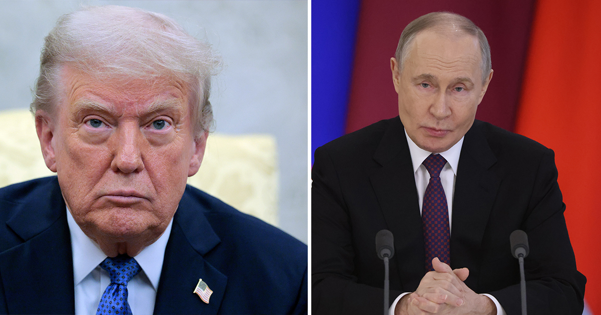Donald Trump and Vladimir Putin. Credit / Getty Images