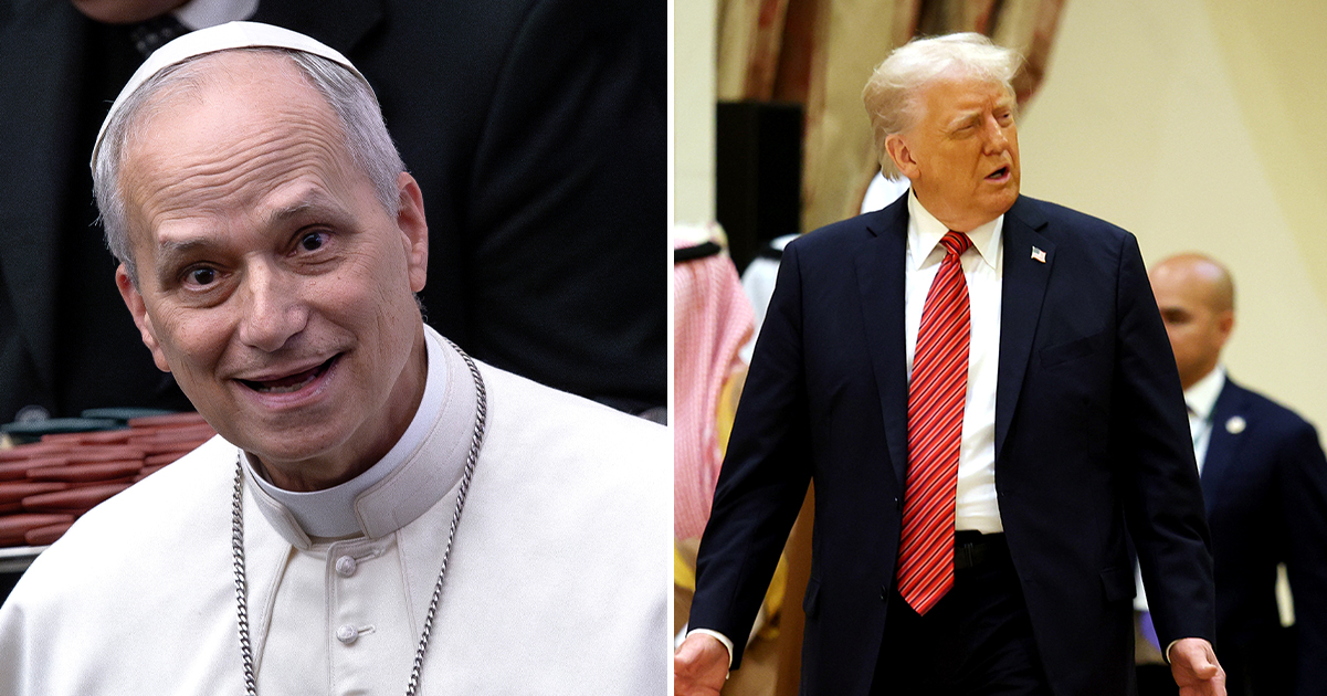 Pope Leo (left) and Donald Trump (right). Credit / Getty Images