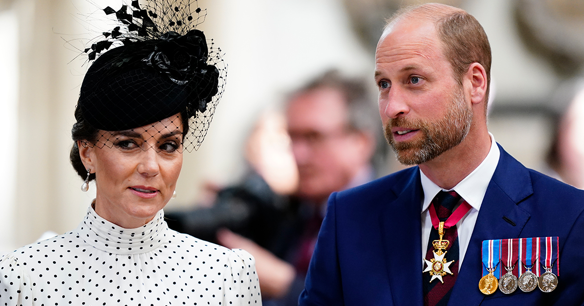 Kate Middleton (left), Prince William (right). Credit: Getty Images