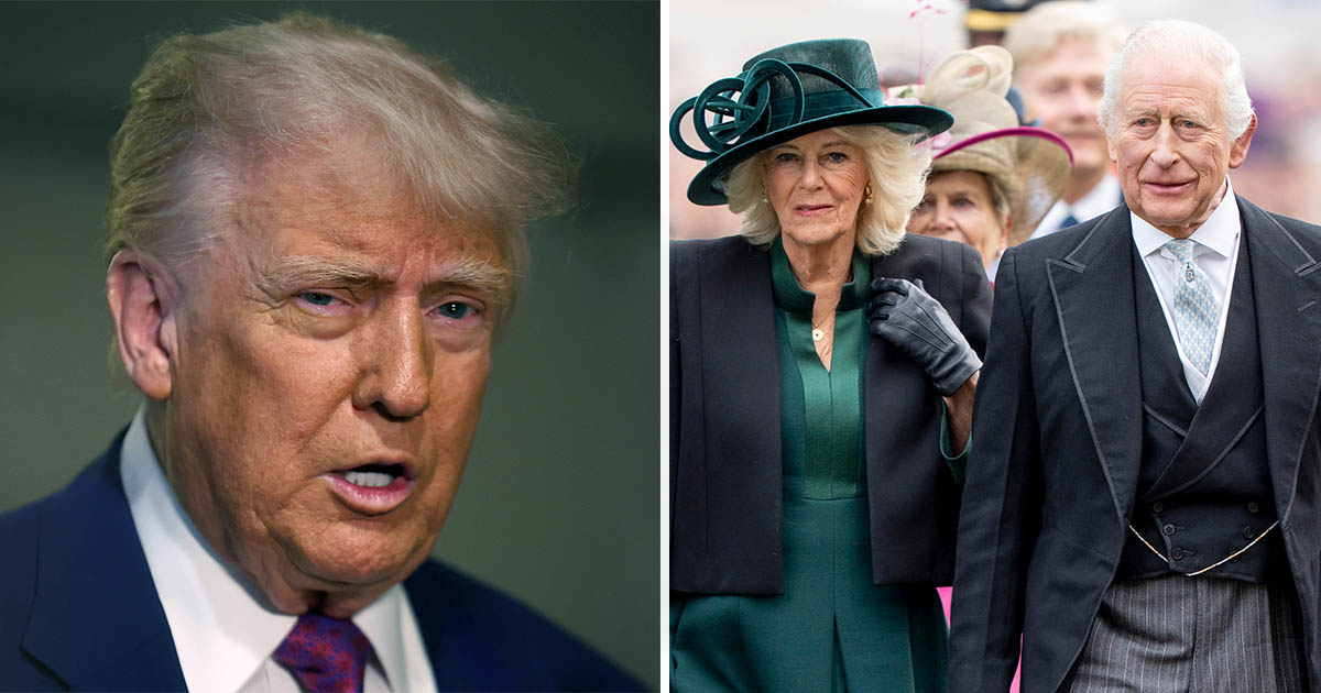 Donald Trump (left), Queen Camilla (middle), King Charles (right). Credit: Getty Images