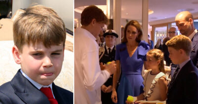 Prince Louis (left). Credit: Getty Images, Youtube/Access Hollywood