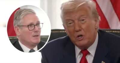 Keir Starmer (left), Donald Trump (right). Credit: Youtube/GBNews