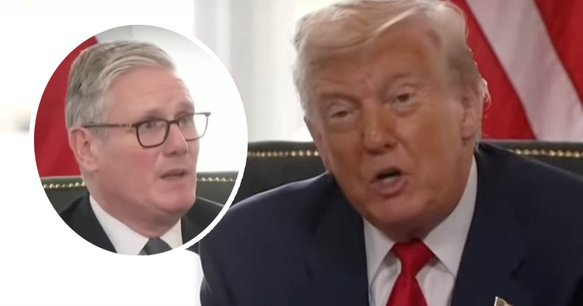 Keir Starmer (left), Donald Trump (right). Credit: Youtube/GBNews