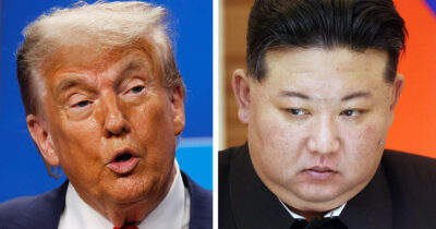 Donald Trump (left), Kim Jong-Un (right). Credit: Getty Images