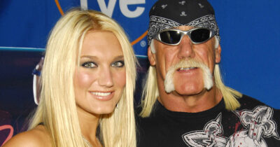 Brooke Oleksy (left), Hulk Hogan (right). Credit: Getty Images