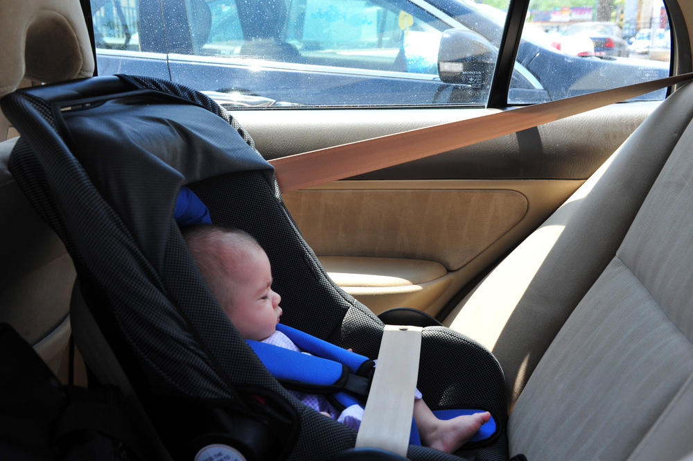 Baby in car seat. Credit: Shutterstock
