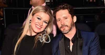 Kelly Clarkson and Brandon Blackstock. Credit / Getty Images