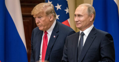 Donald Trump and Vladimir Putin. Credit / Getty Images