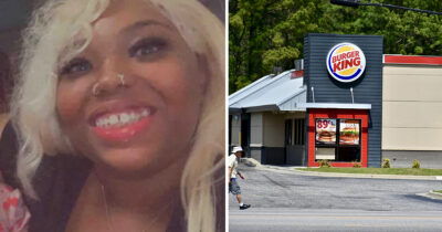 Nykia Hamilton (Credit / GoFundMe) & a Burger King restaurant (Stock Image, Credit: Shutterstock)
