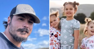 Travis Decker (Credit / Facebook) and his children (Credit / Chelan County Sheriff)