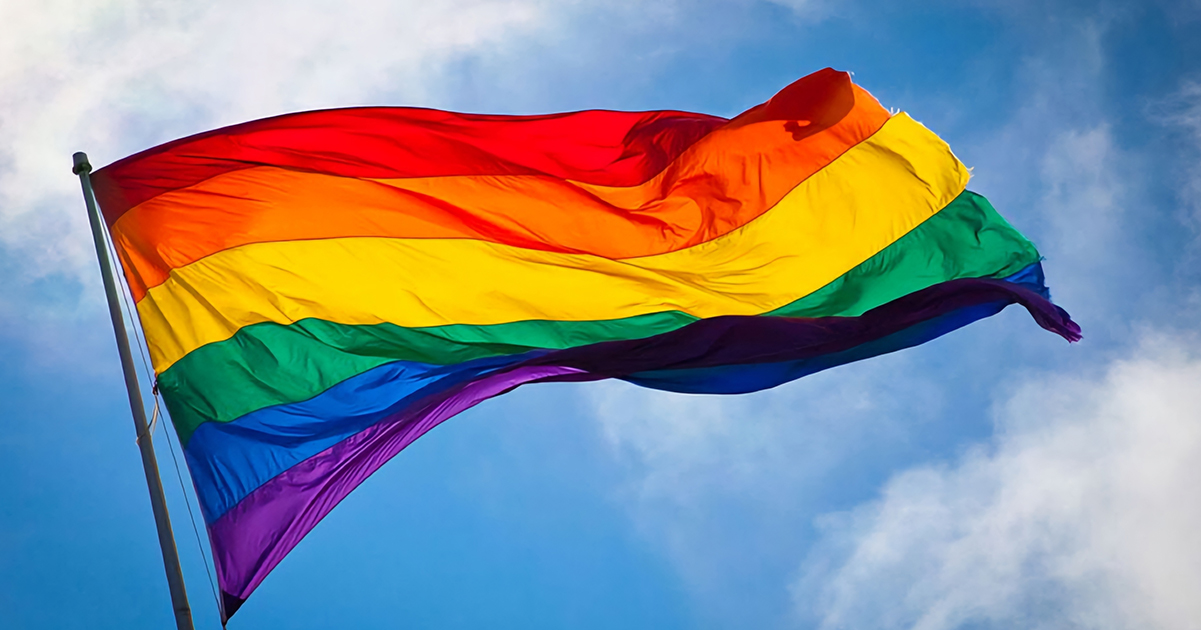 Pride flag. Credit / Shutterstock