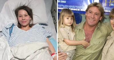 Bindi Irwin (Left) Credit: Instagram / Bindi Irwin. & Bind Irwin and Steve Irwin (Credit: Getty Images)