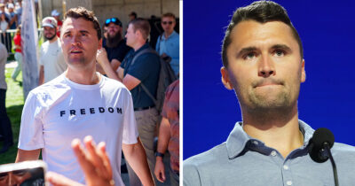 Charlie Kirk was shot at an event at Utah Valley University. Credit / Getty Images