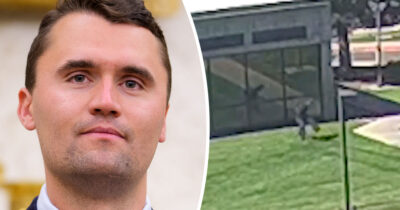 Charlie Kirk (left). Credit: Getty Images, FBI