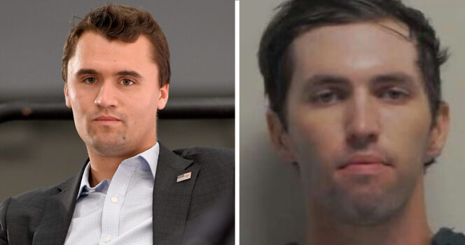 Charlie Kirk (Credit: Getty Images) and his suspected shooter Tyler Robinson (Credit: FBI)