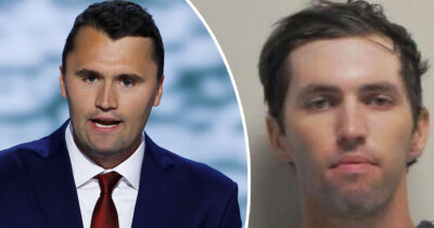 Charlie Kirk (left). Tyler Robison (left). Credit: Getty Images, FBI