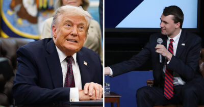 Donald Trump and Charlie Kirk. Credit / Getty Images
