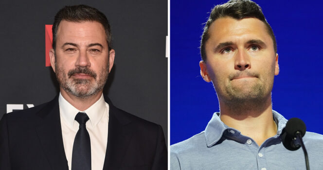 Jimmy Kimmel & Charlie Kirk (Credit: Getty Images)