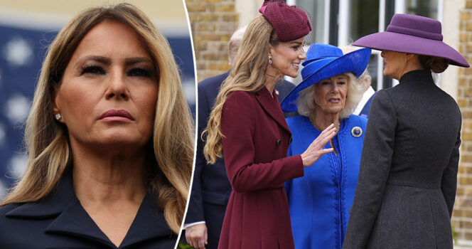 Melania Trump, Queen Camilla, Kate Middleton. Credit: Getty Images