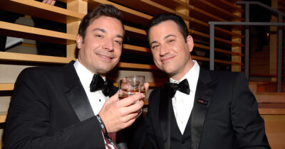 Jimmy Fallon and Jimmy Kimmel. Credit / Getty Images