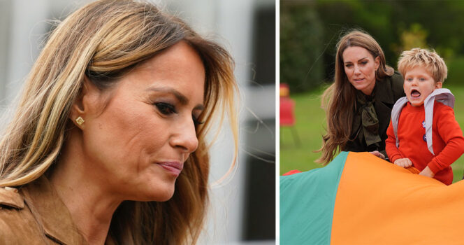 Melania Trump (left), Kate Middleton (right). Credit: Getty Images